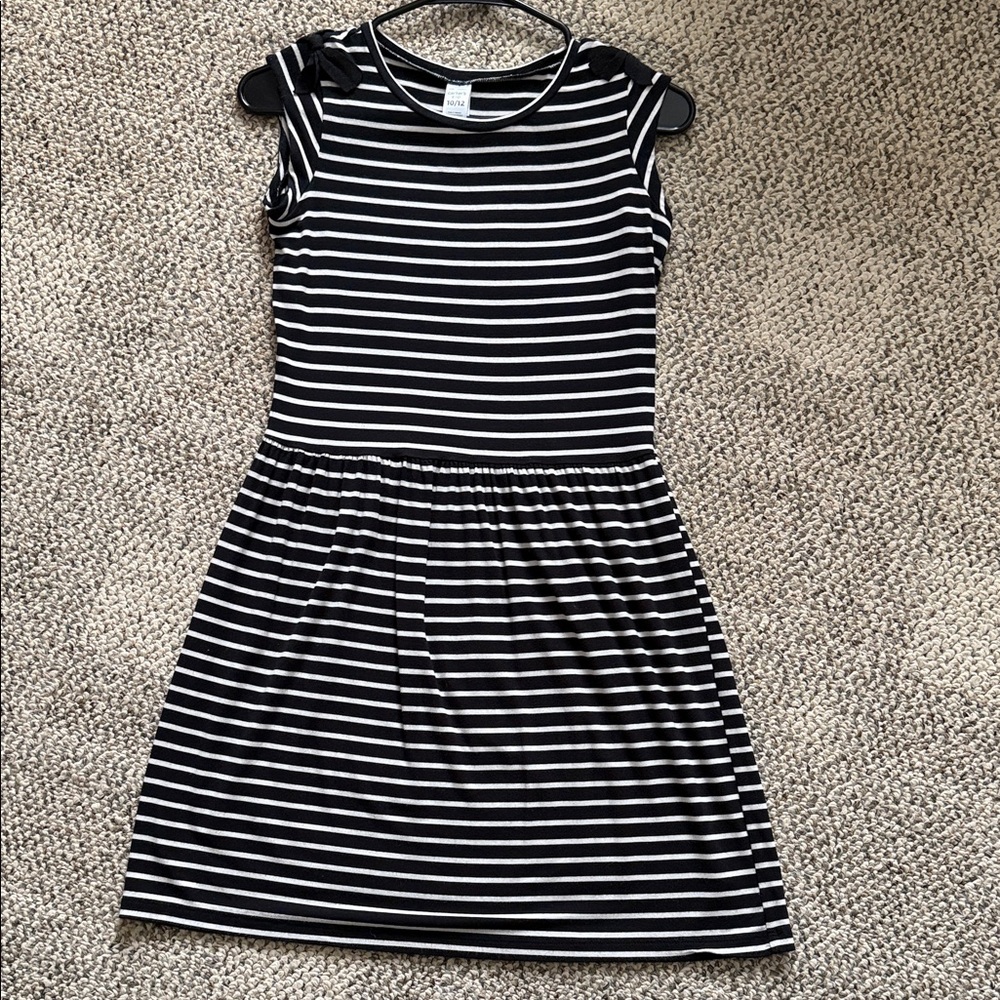 Carter's Black and White Striped Top
